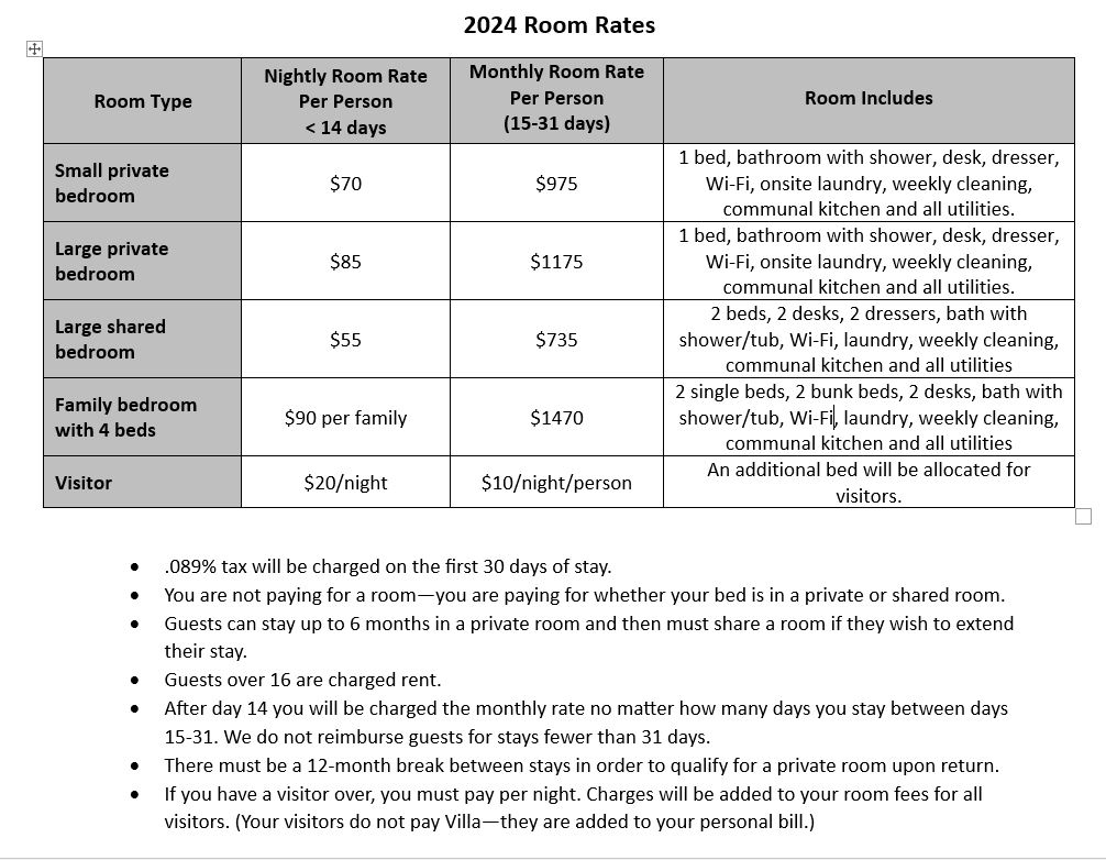 2023 Room Rates
